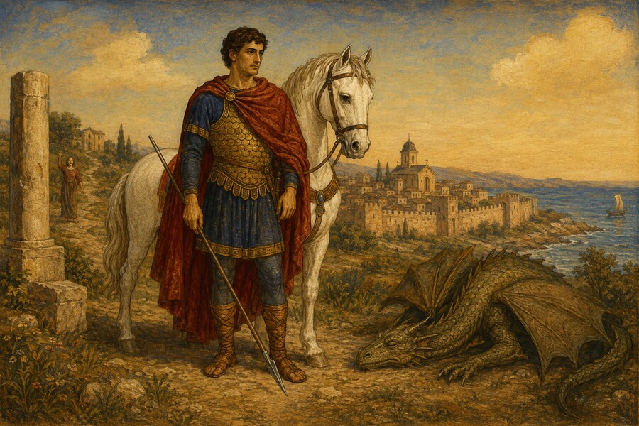 Saint George: The Dragon, the Widow’s Pillar and the Captive Youth